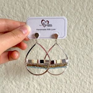 Nakamol - Gianina Beaded Teardrop Earrings